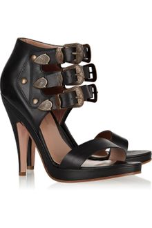 Sigerson Morrison Buckle-fastening Leather Sandals - Lyst