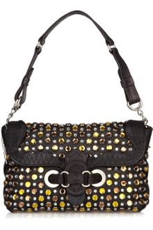 Sonia Rykiel Crystal-embellished Leather Bag - Lyst