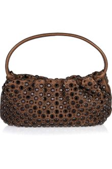 Sonia Rykiel Crystal-embellished Leather Bag - Lyst