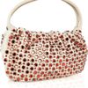 Sonia Rykiel Crystalembellished Leather Bag in Pink (cream) - Lyst