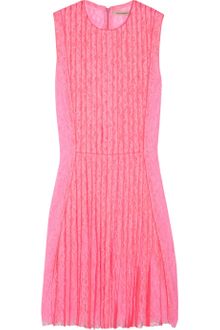 Christopher Kane Barbara Pleated Lace Dress - Lyst