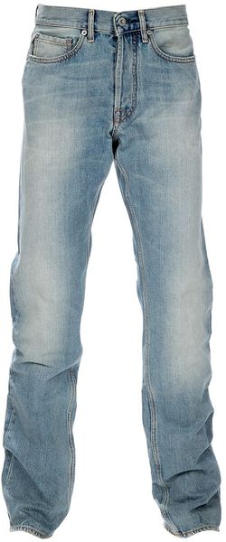 Stone Island Straight Leg Jean in Blue for Men - Lyst