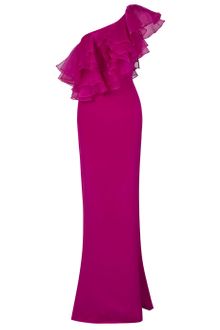 Notte By Marchesa One Shoulder Column Gown - Lyst