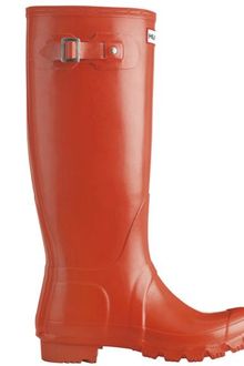 Hunter Womens Original Tall Gloss Wellington Boots Poppy - Lyst