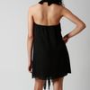 Sea Georgette Strip Dress in Black (sea) - Lyst