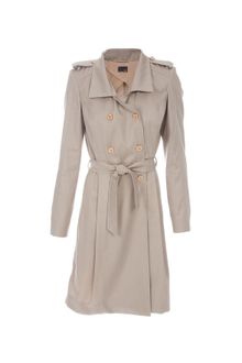 Fendi Double Breasted Trench Coat - Lyst