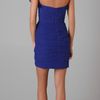 Notte By Marchesa Chiffon Dress with Organza Ruffle in Blue (violet) - Lyst