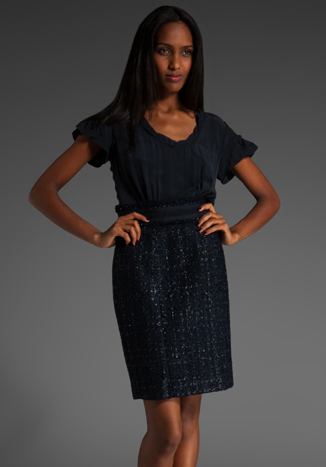 sparkle tweed dress
