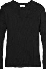 Acne Chunky Knit Cotton Fisherman Sweater