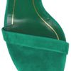 Gucci Suede and Glossedpython Sandals in Green (gold) - Lyst