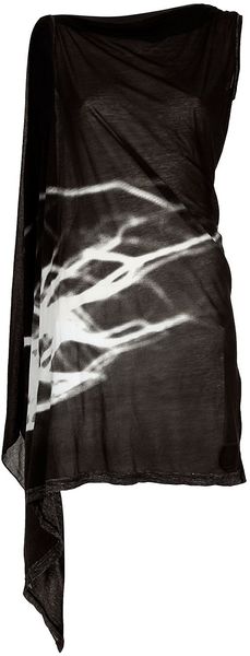 DRKSHDW by Rick Owens Asymmetric Dress - Lyst
