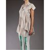Bernhard Willhelm Frill Detail Tshirt in Beige - Lyst
