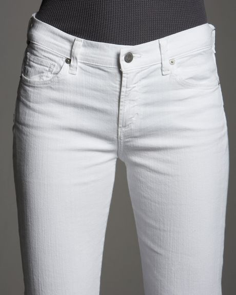 Citizens Of Humanity Amber Santorini Mid-rise Boot-cut Jeans in White | Lyst