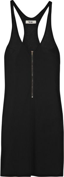 AMAZON.COM: DKNY BLACK WHITE COTTON EYELET SKIRT TANK DRESS: CLOTHING