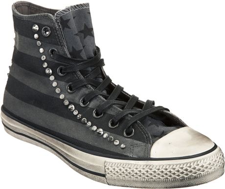 converse studded high top sneakers