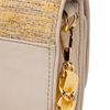 Bare Leather Chain Clutch in Yellow (blue) - Lyst