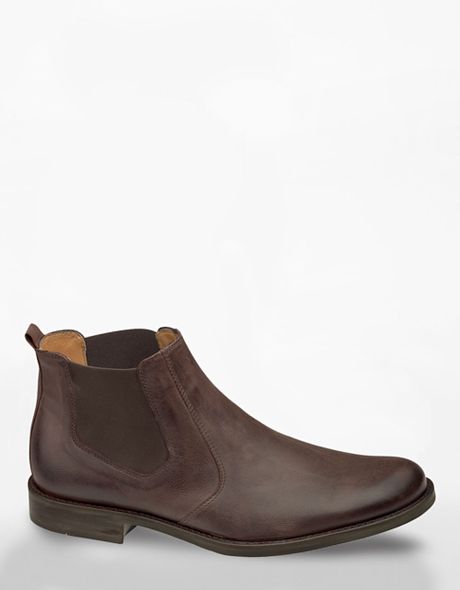 Johnston  Murphy Headley Leather Boots in Brown for Men | Lyst