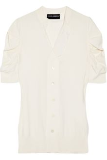Dolce & Gabbana Button-embellished Wool Sweater - Lyst