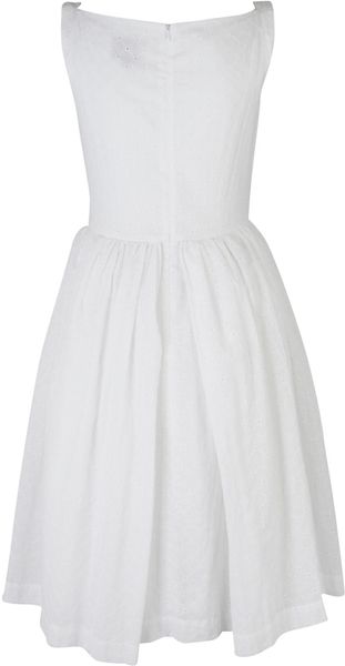 Vivienne Westwood Anglomania Broderie Anglaise Dress - Lyst