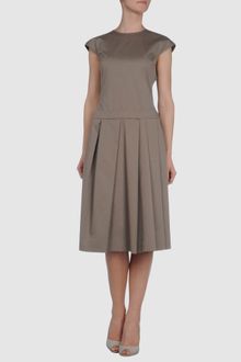 Ferragamo 3/4 Length Dress - Lyst