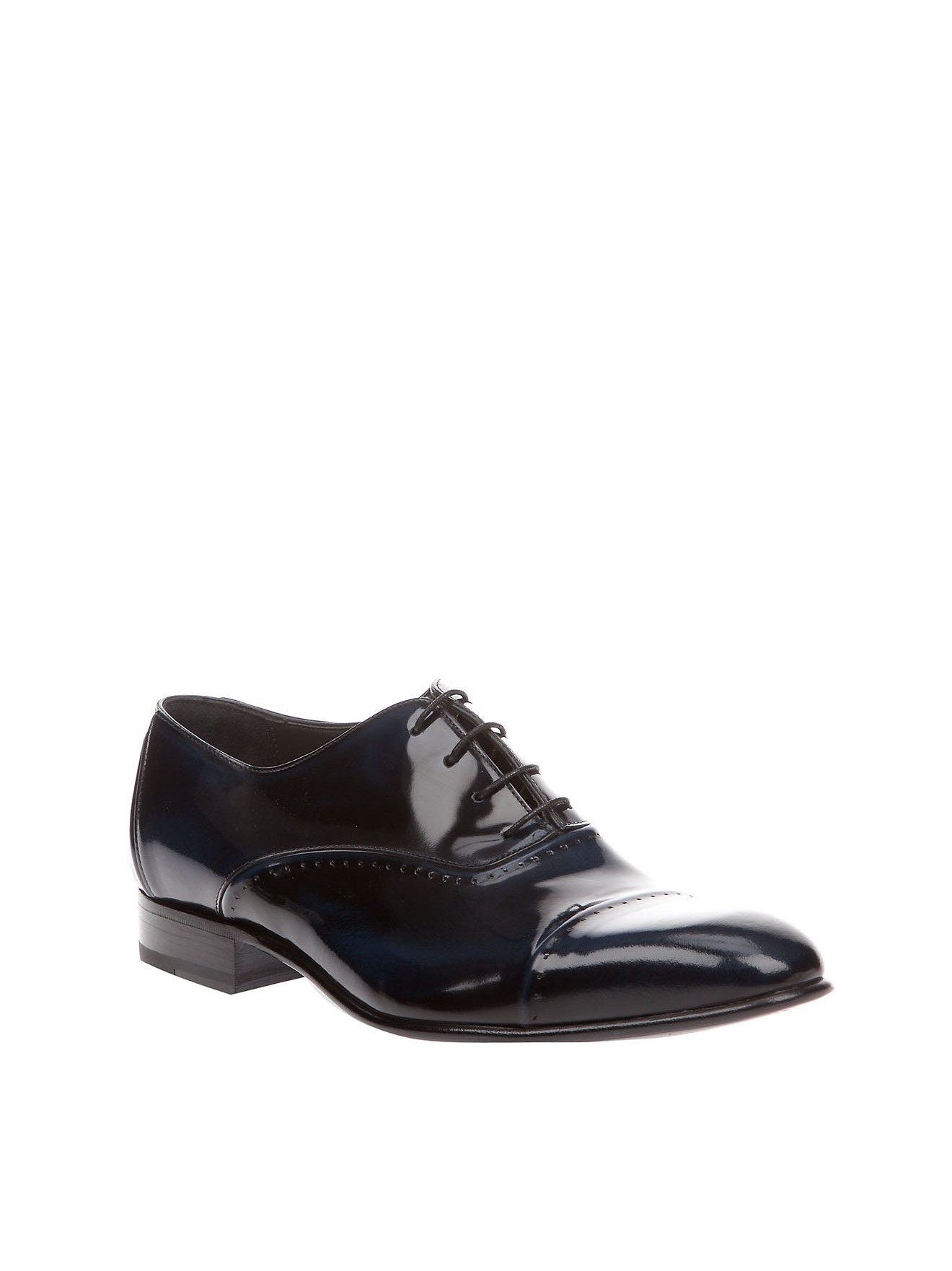 Lanvin Gradient Leather Shoe in Blue for Men | Lyst