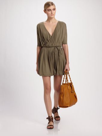 Chloé V-neck Jersey Jumpsuit - Lyst