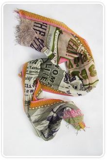 Epice Circus Print Scarf in Pink - Lyst