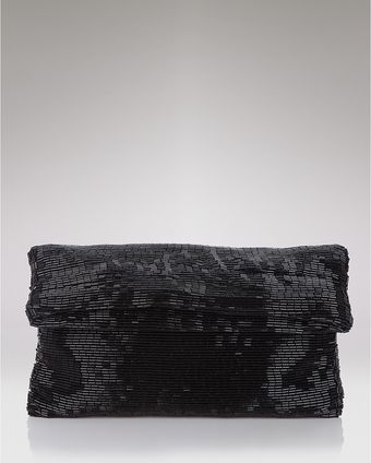  Bugle Beaded Fold-over Clutch 