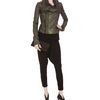 Rick Owens Scarabeo Leather Biker Jacket in Green - Lyst