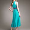 Alice + Olivia Belted Oneshoulder Dress in Blue (teal) - Lyst