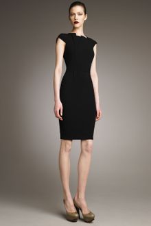 Roland Mouret Brownlow V-back Dress, Black - Lyst