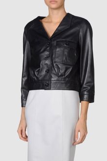 See By Chloé Leather Outerwear - Lyst