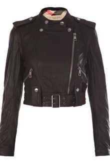 Burberry Brit Houghgreen Leather Biker Jacket - Lyst