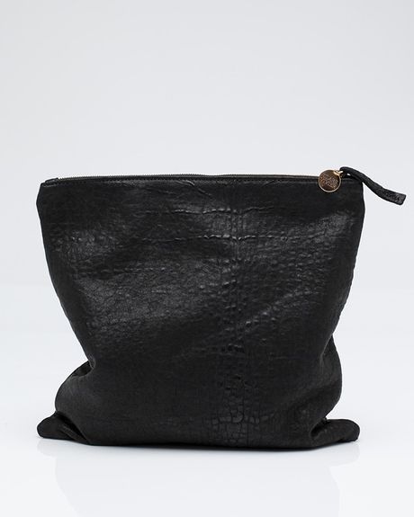 Clare Vivier Foldover Clutch in Black - Lyst