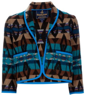 Pendleton For Opening Ceremony Cropped Blazer - Lyst