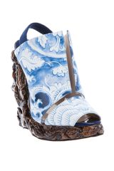 Rodarte Ming Carved Wedge Shoe