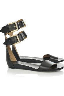 Michael Kors Vachetta Flat Leather Sandals - Lyst