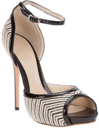 Alexander McQueen Open Toe Shoe - Lyst