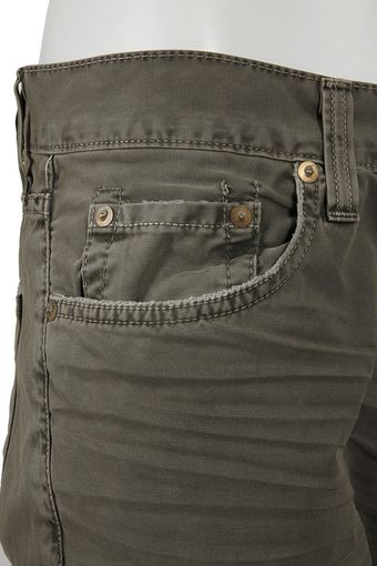 J Brand J Brand Kane Aged Twill Slim Straight Leg - Lyst