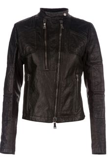 Neil Barrett Leather Jacket - Lyst