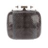 Givenchy Snake Skin Box Clutch in Brown (black) - Lyst