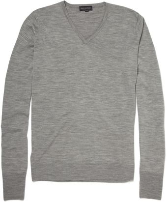  Bobby Merino Wool V-neck Sweater 