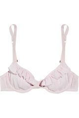 Burberry Silk-georgette Underwired Bra