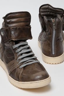 Neil Barrett Leather Dickensian City Trainer - Lyst