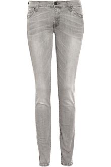 7 For All Mankind The Skinny Low-rise Jeans - Lyst