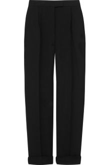 Alexander Wang Wool-blend Cropped Pants - Lyst