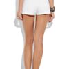 Emilio Pucci Stretchcotton Shorts in White - Lyst