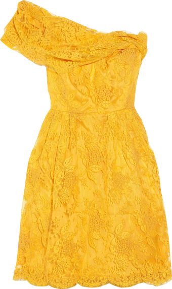 Issa Lace One-shoulder Dress - Lyst