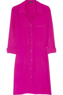 Joseph Silk Crepe De Chine Shirt Dress - Lyst