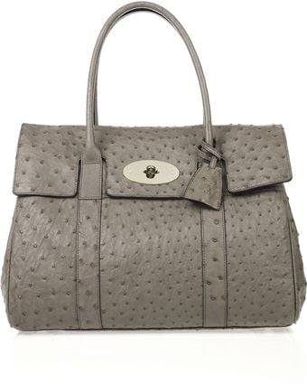 Mulberry Bayswater Ostrich Bag - Lyst